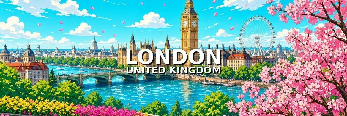 London walking tour banner: Big Ben and the River Thames
