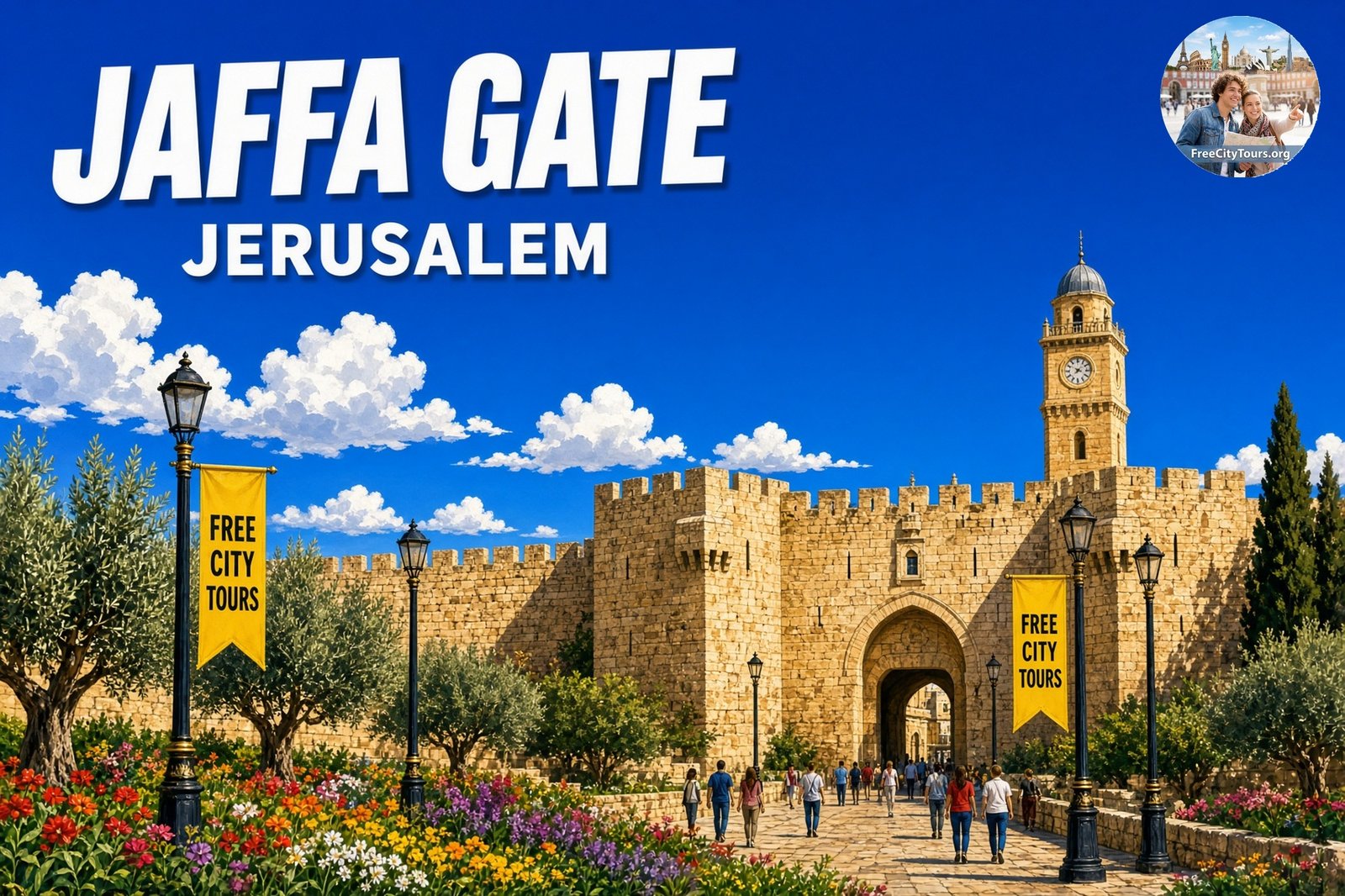Jerusalem walking tour: Jaffa Gate