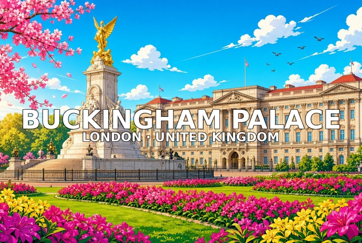 London walking tour: Buckingham Palace London