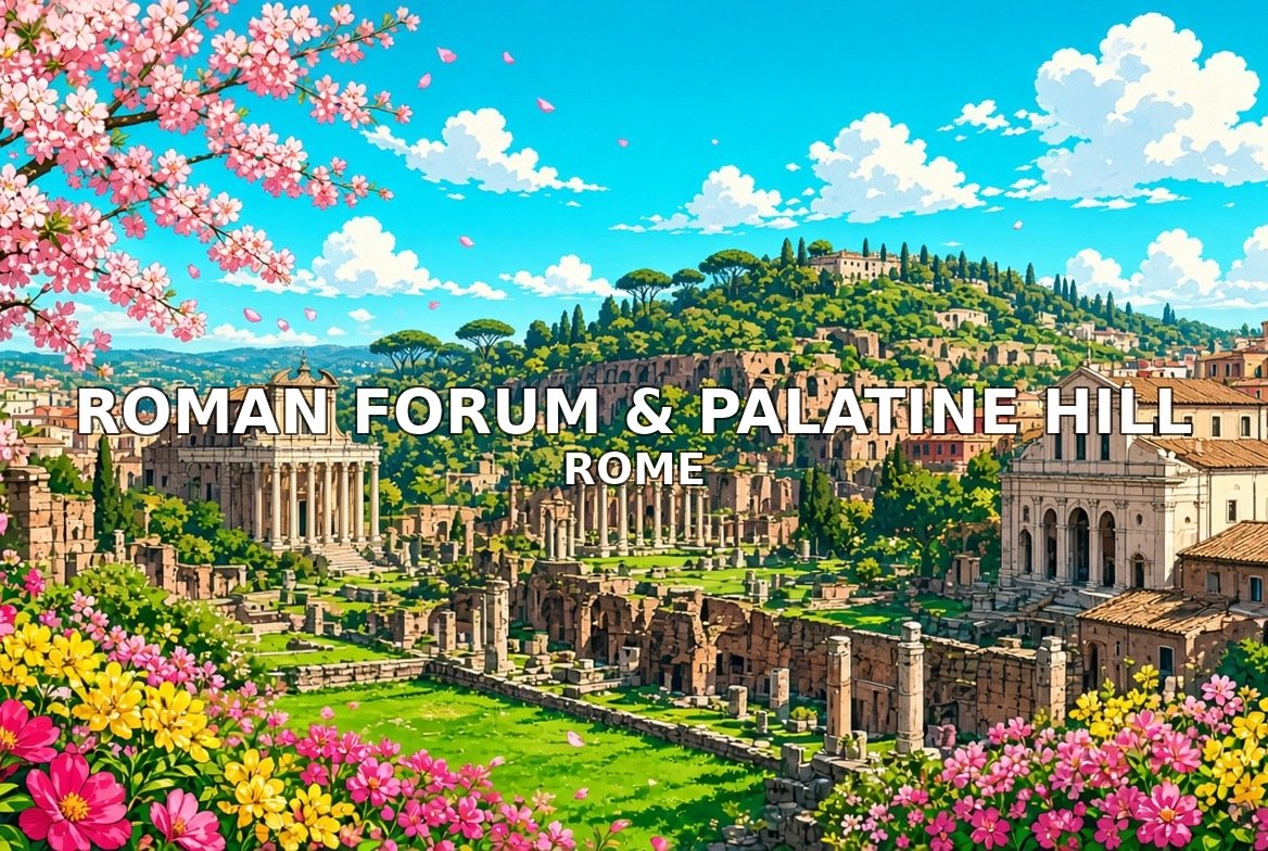 Rome walking tour: Roman Forum and Palatine Hill