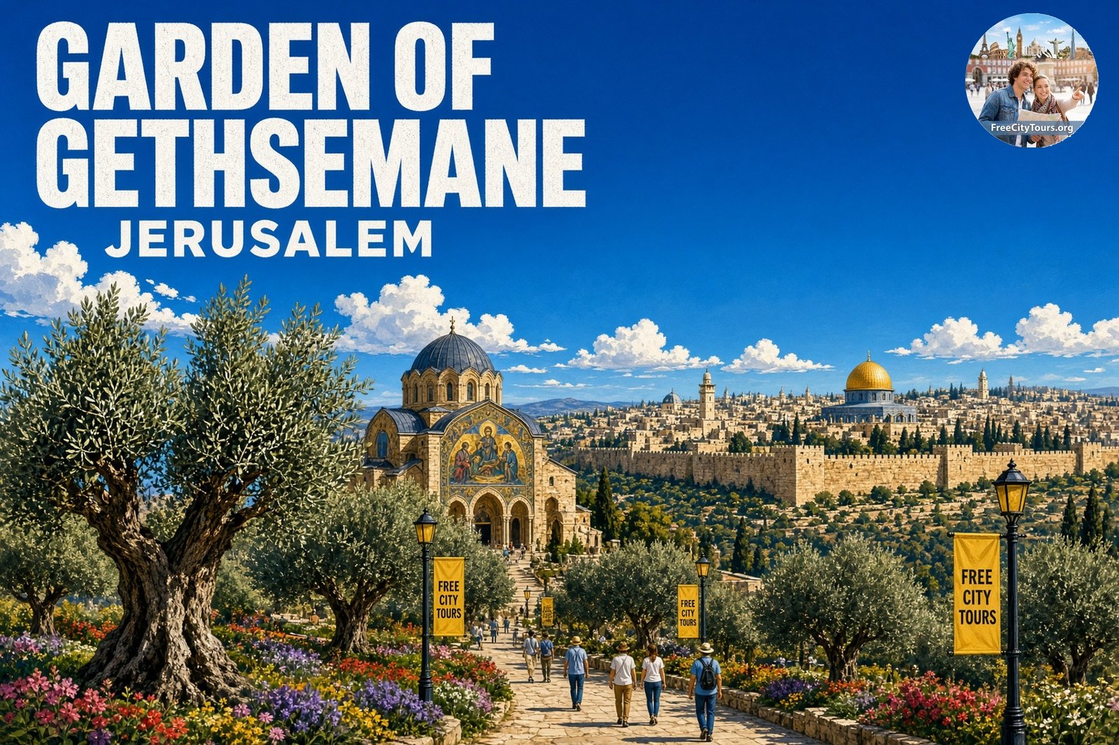 Jerusalem walking tour: Garden of Gethsemane