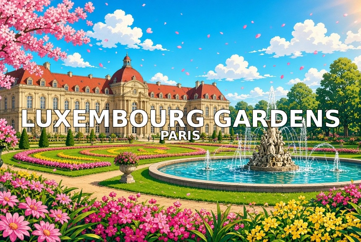 Paris walking tour: Luxembourg Gardens