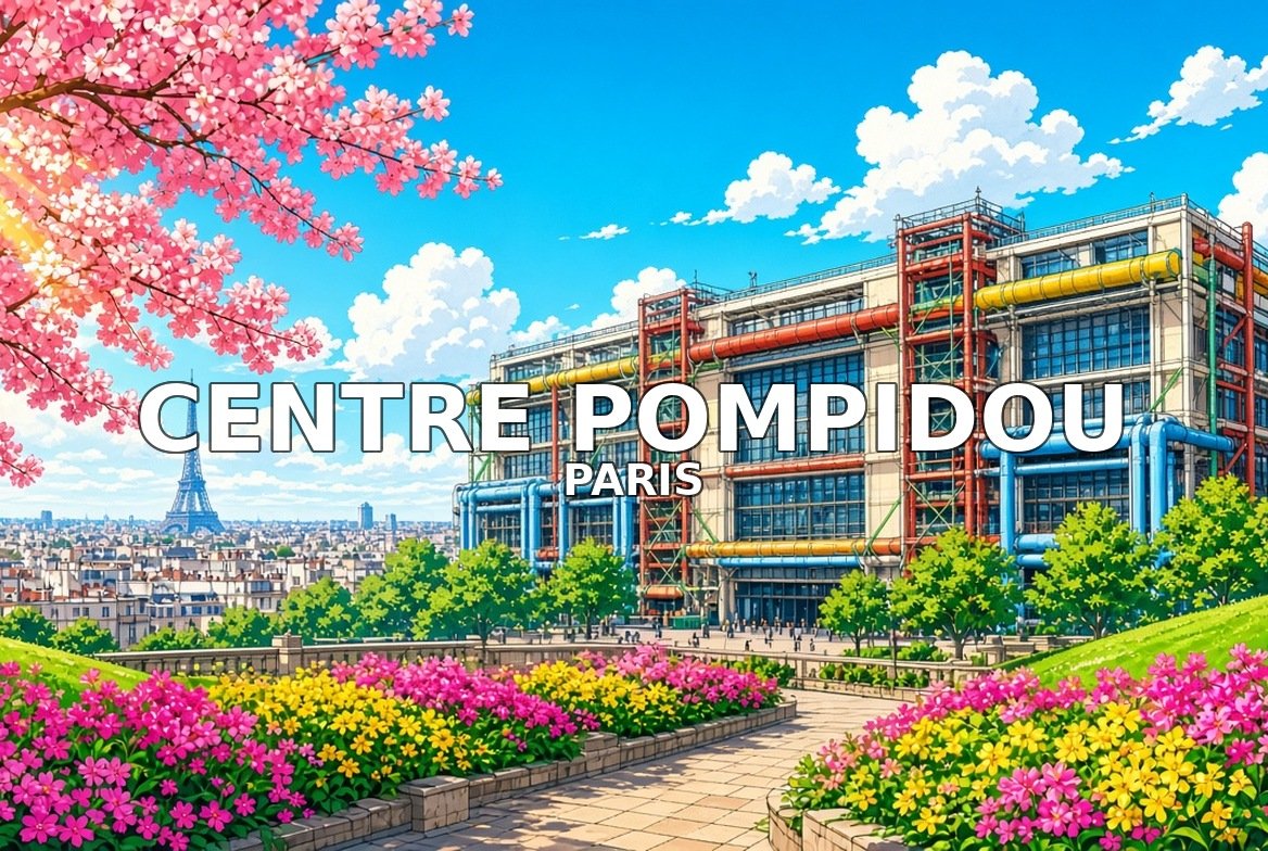Paris walking tour: Centre Pompidou
