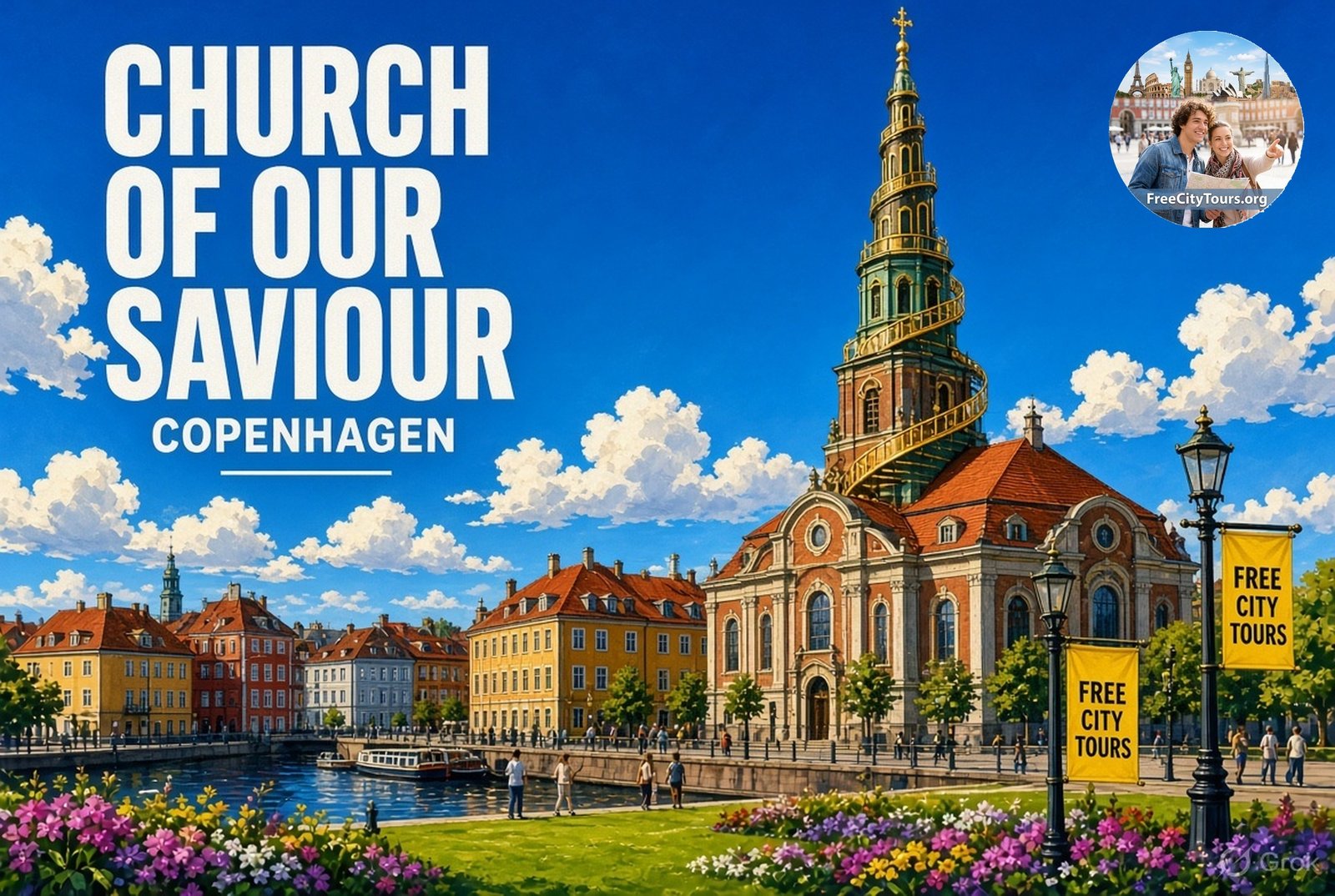 Copenhagen walking tour: Church of Our Saviour
