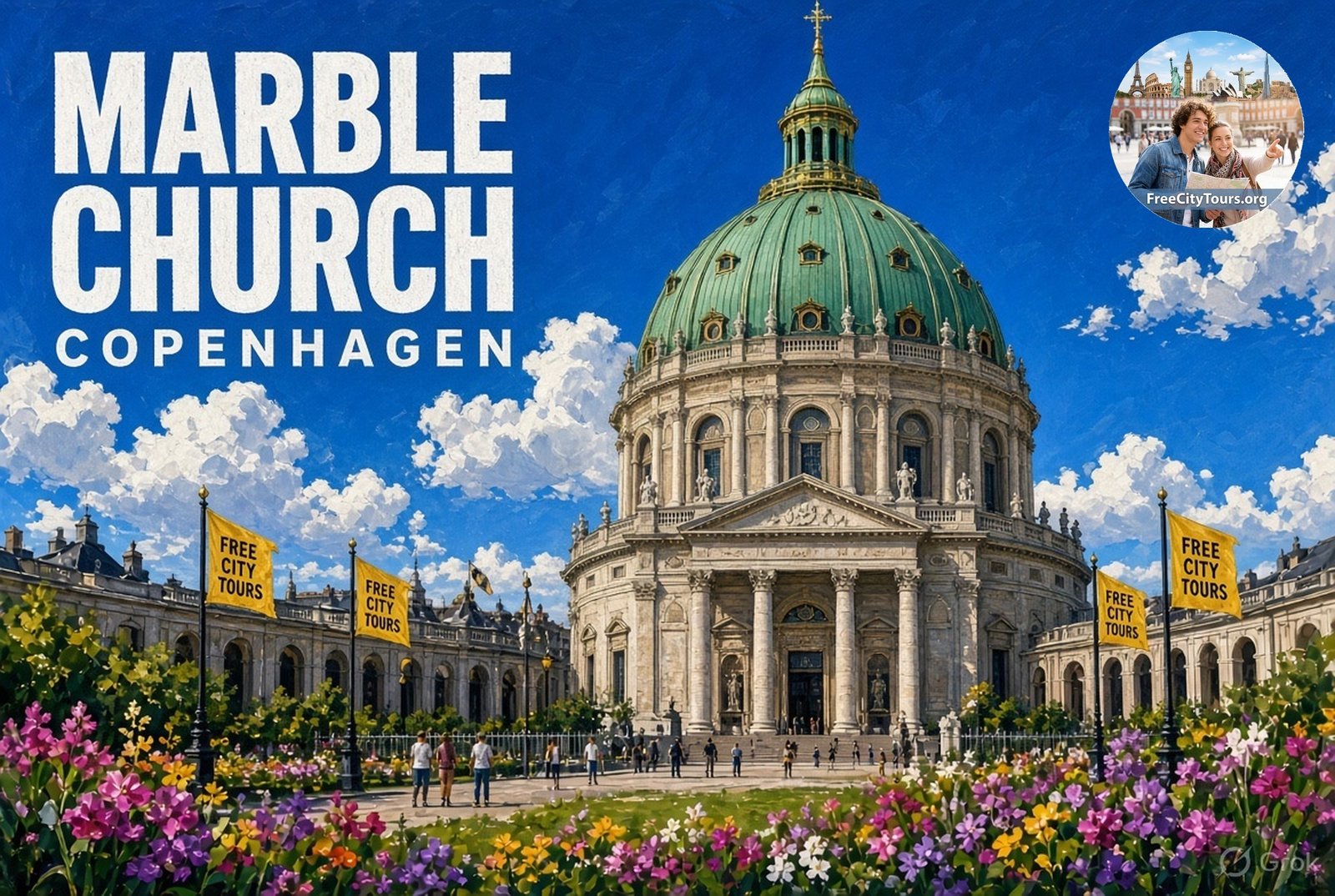 Copenhagen walking tour: Marble Church