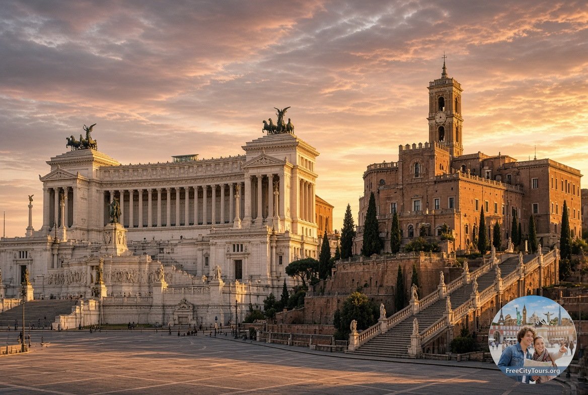 Capitoline Hill and Piazza Venezia