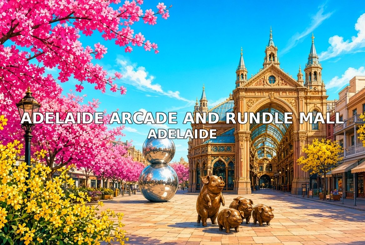 Adelaide Arcade and Rundle Mall Adelaide