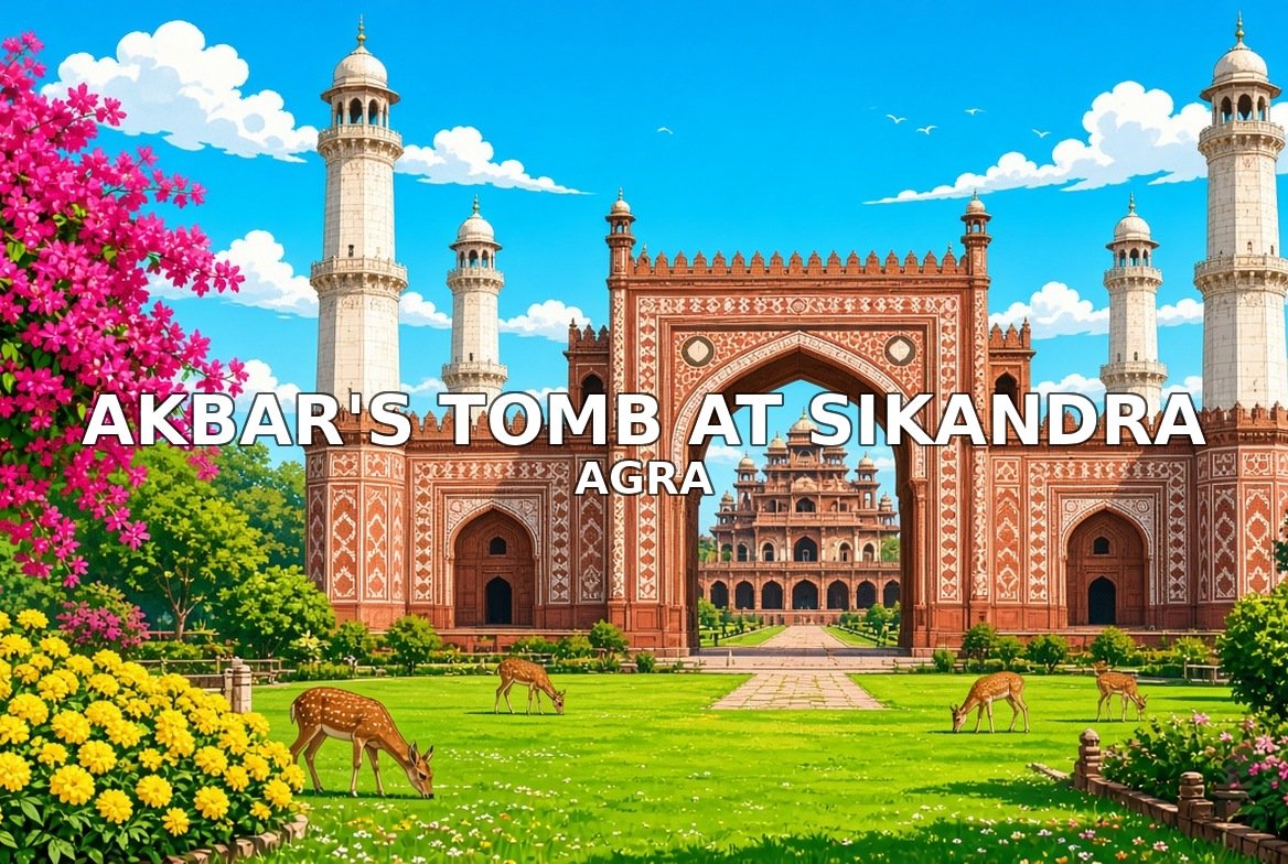 Akbar's Tomb at Sikandra Agra
