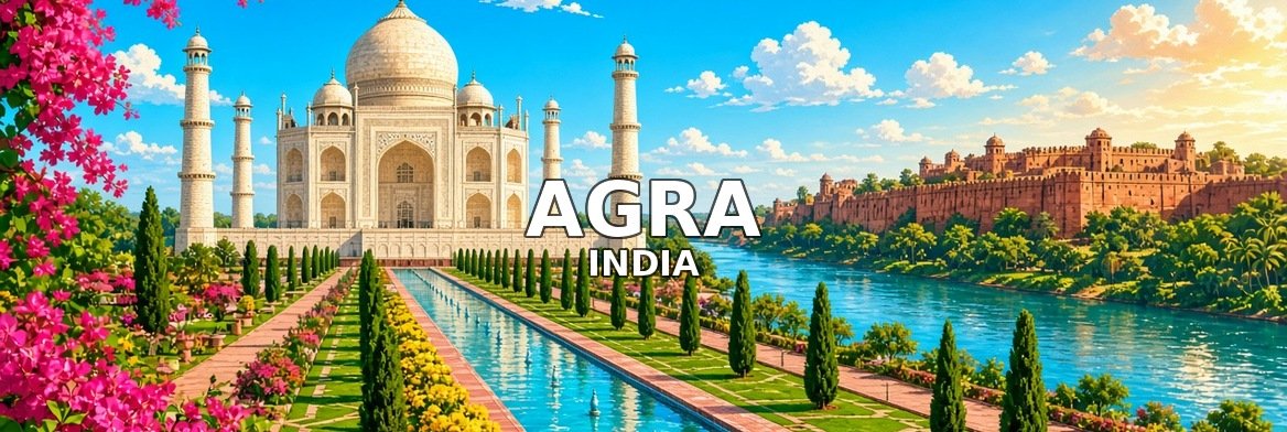 Agra walking tour banner: Agra, India