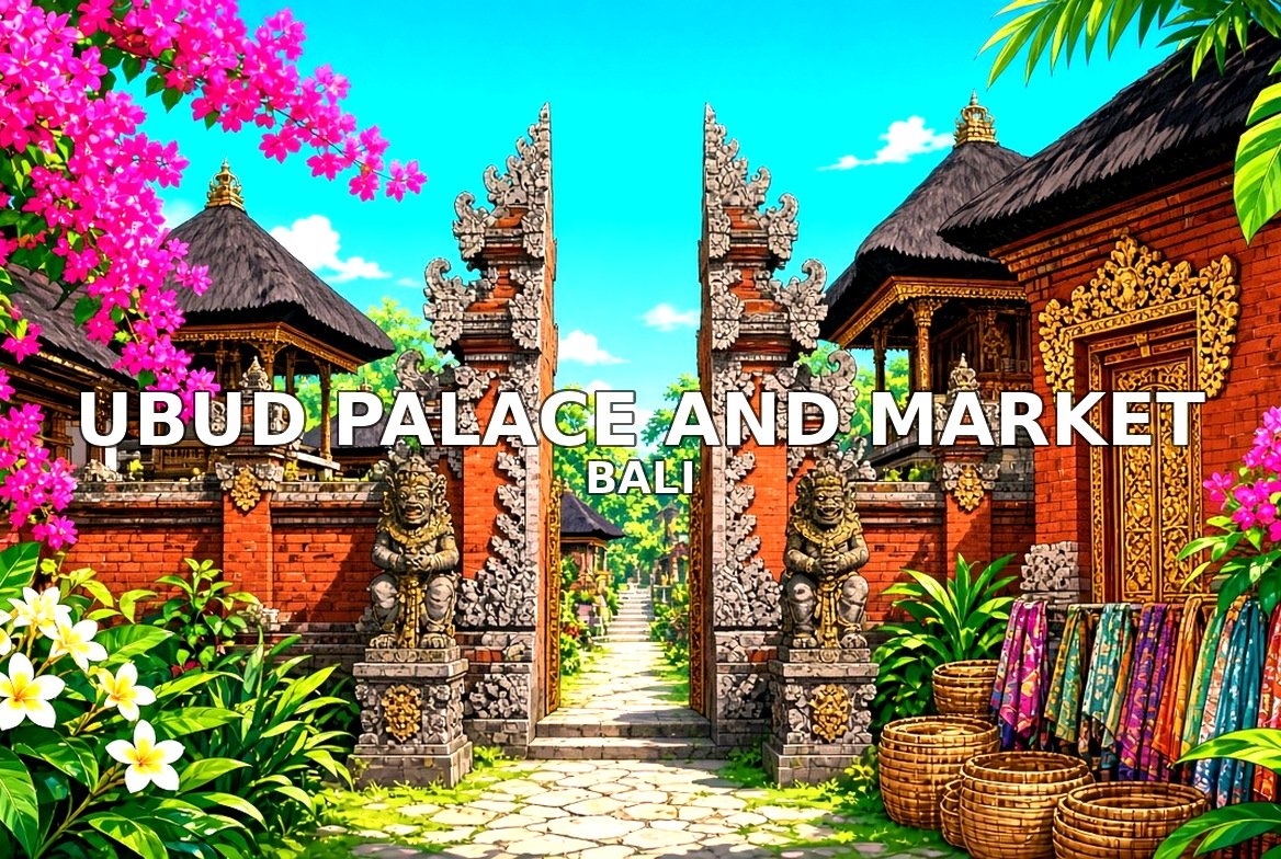 Ubud Palace and Market