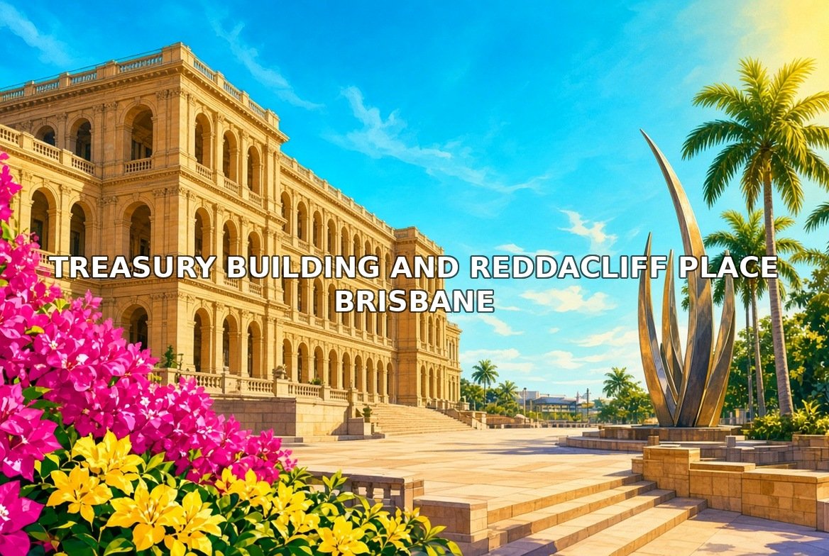 Treasury Building and Reddacliff Place Brisbane