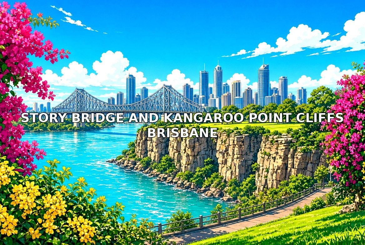 Story Bridge and Kangaroo Point Cliffs Brisbane