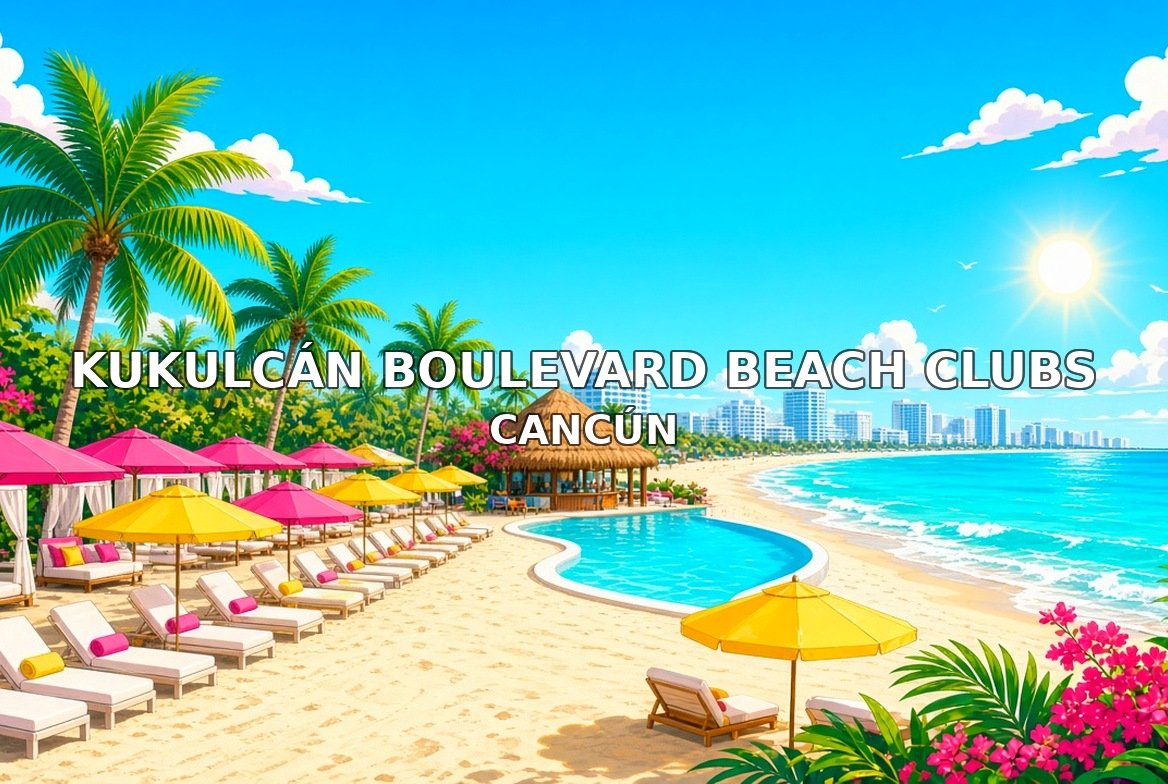 Kukulcán Boulevard Beach Clubs