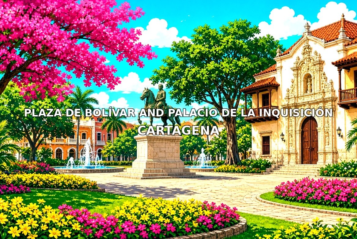 Plaza de Bolívar and Palacio de la Inquisición