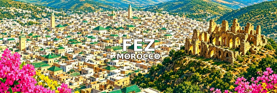 Fez walking tour banner: Fez, Morocco