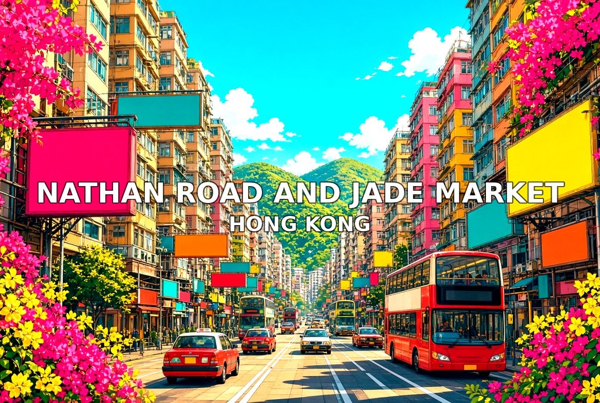 Nathan Road and Jade Market Hong Kong