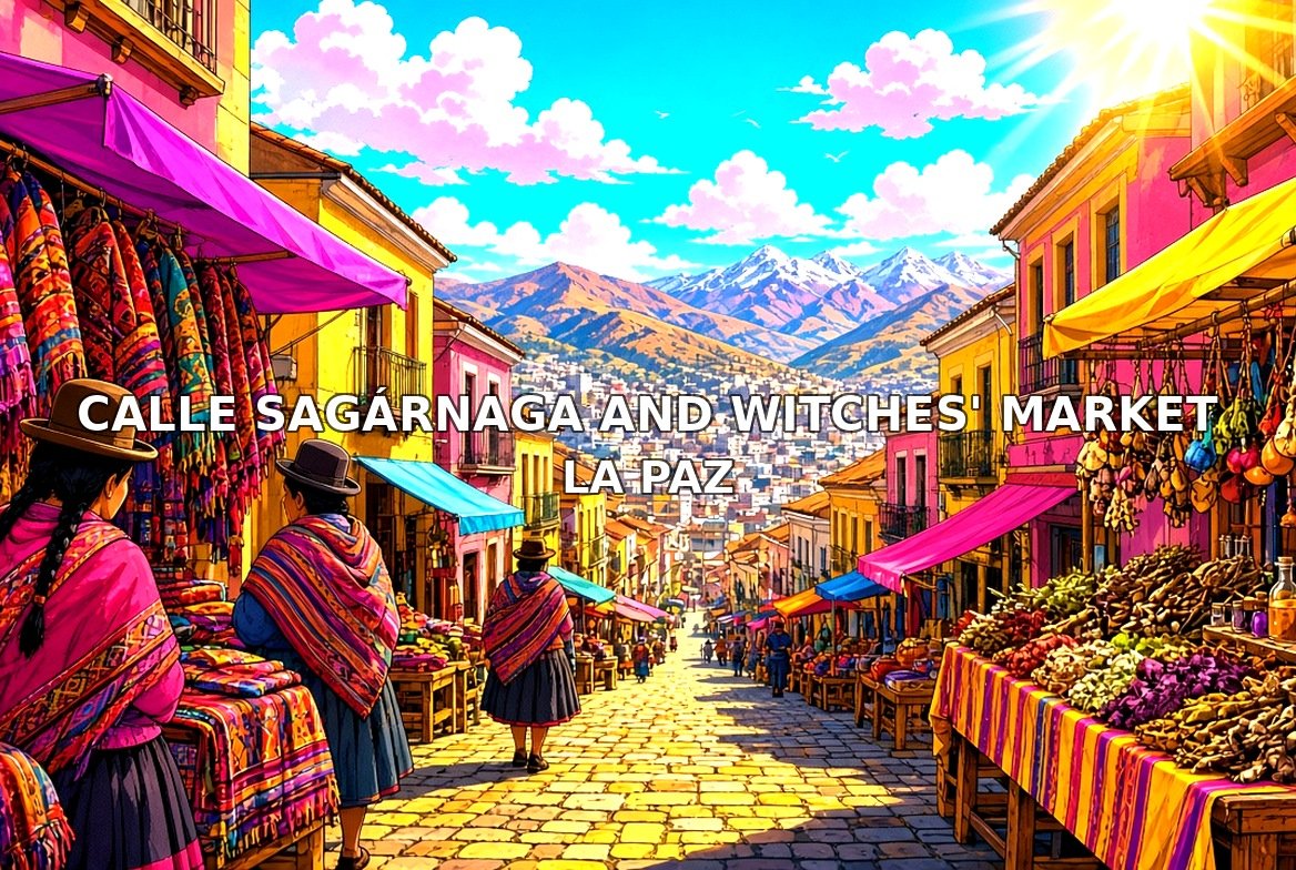 Calle Sagárnaga and Witches' Market