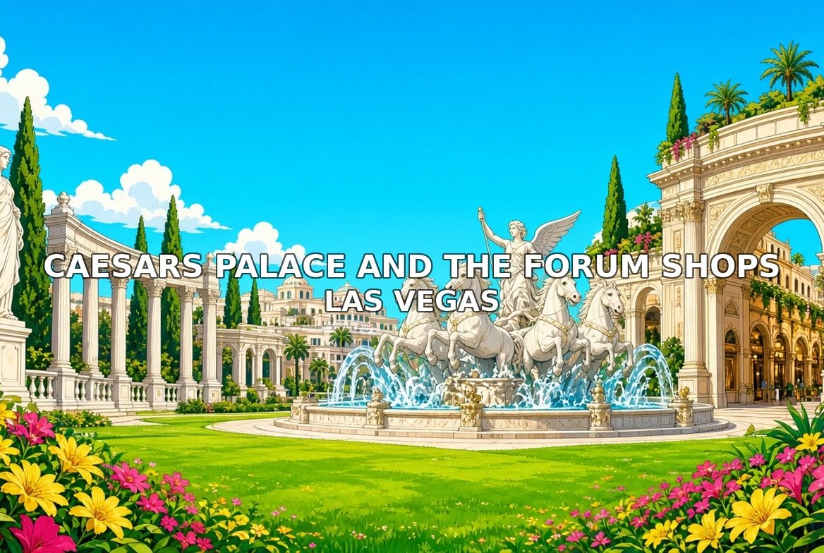 Caesars Palace and the Forum Shops