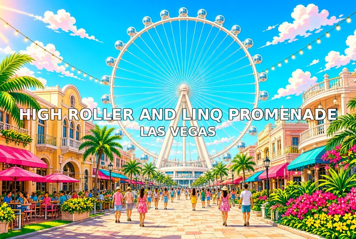 High Roller and LINQ Promenade