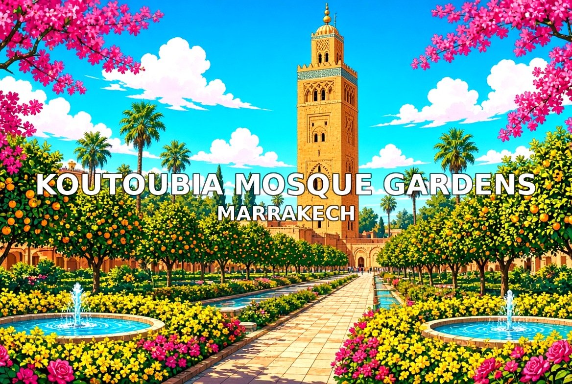 Koutoubia Mosque Gardens Marrakech