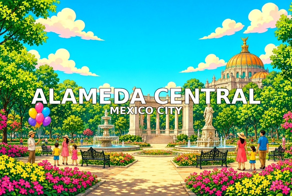 Alameda Central Mexico City