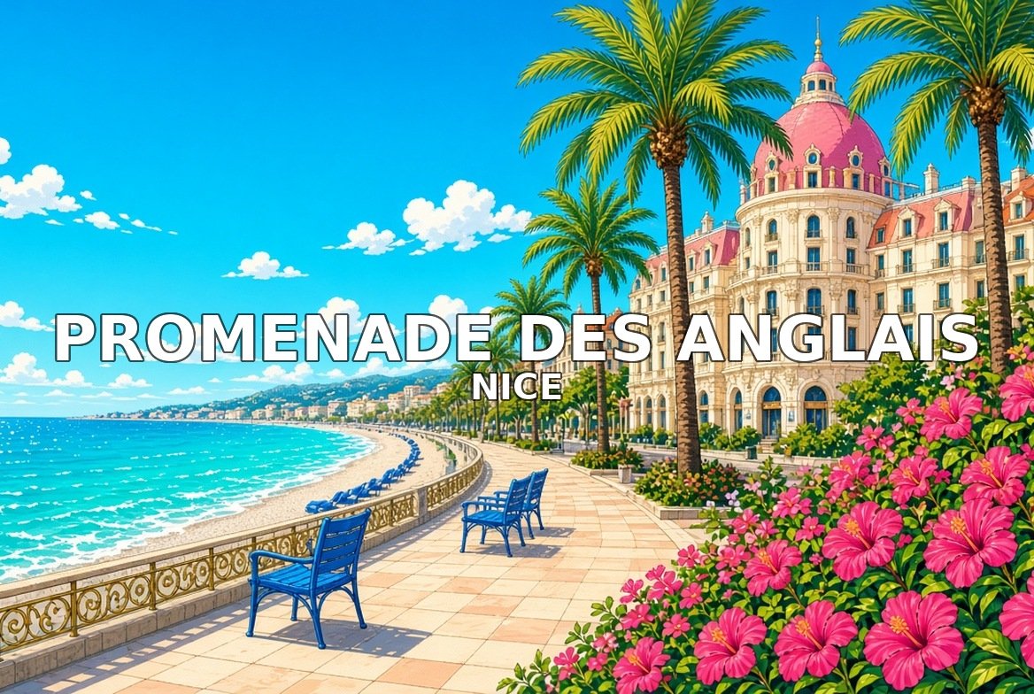 Nice walking tour: Promenade des Anglais