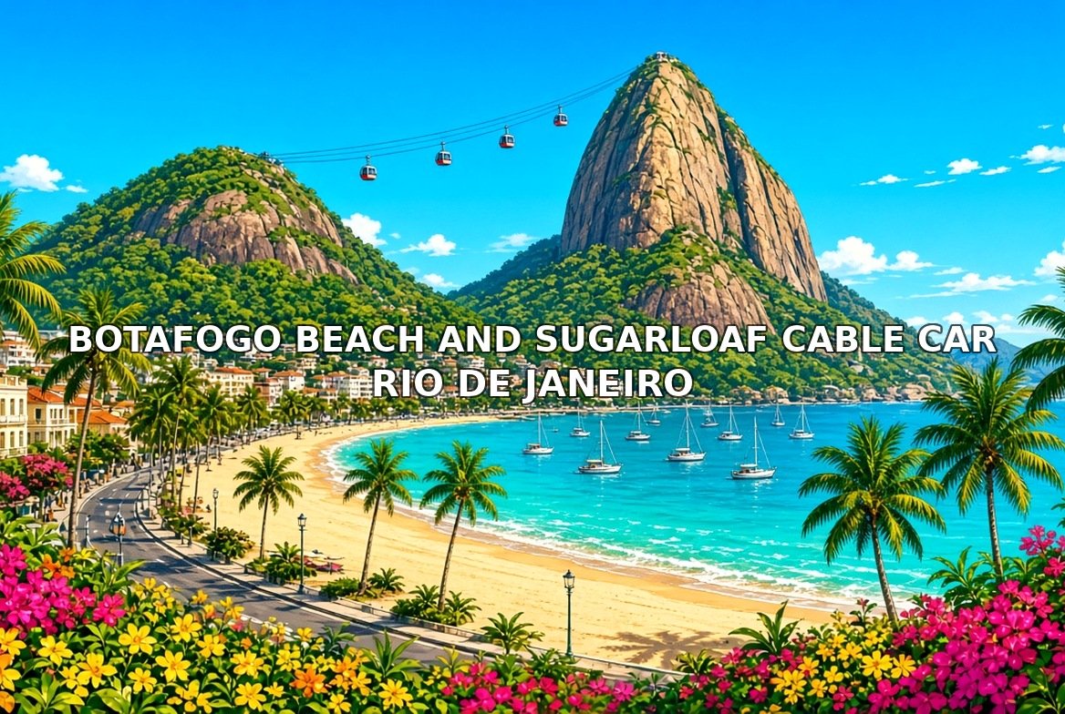 Botafogo Beach and Sugarloaf Cable Car Rio de Janeiro