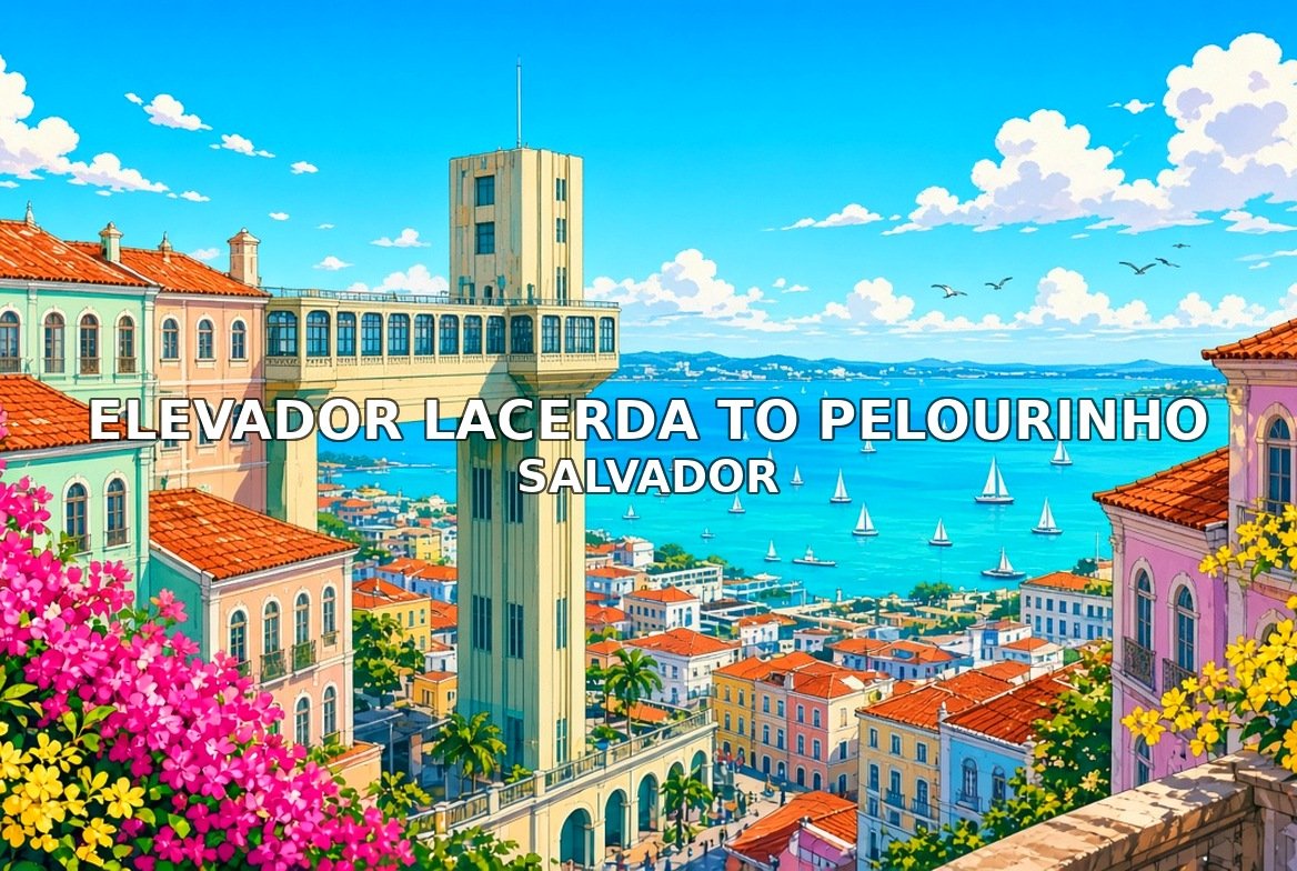 Elevador Lacerda to Pelourinho Salvador