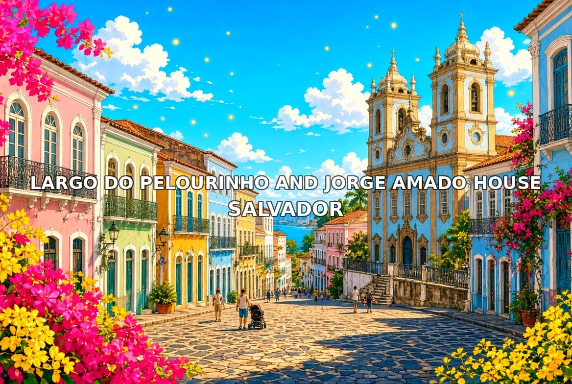Largo do Pelourinho and Jorge Amado House Salvador