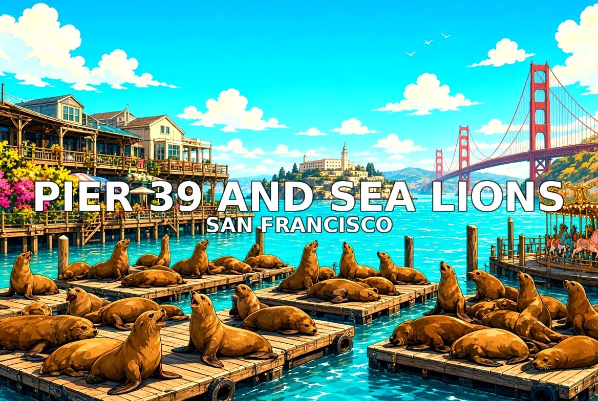 Pier 39 and Sea Lions San Francisco