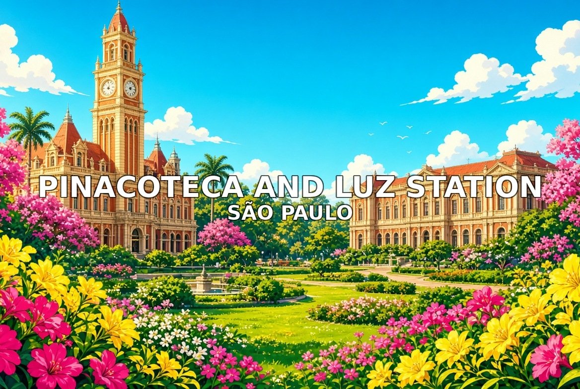 Pinacoteca and Luz Station SÃ£o Paulo