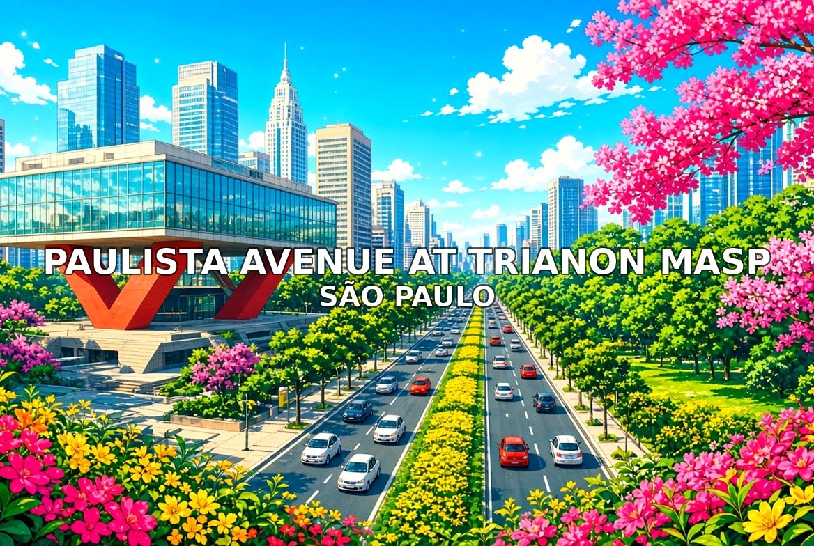 Paulista Avenue at Trianon MASP SÃ£o Paulo