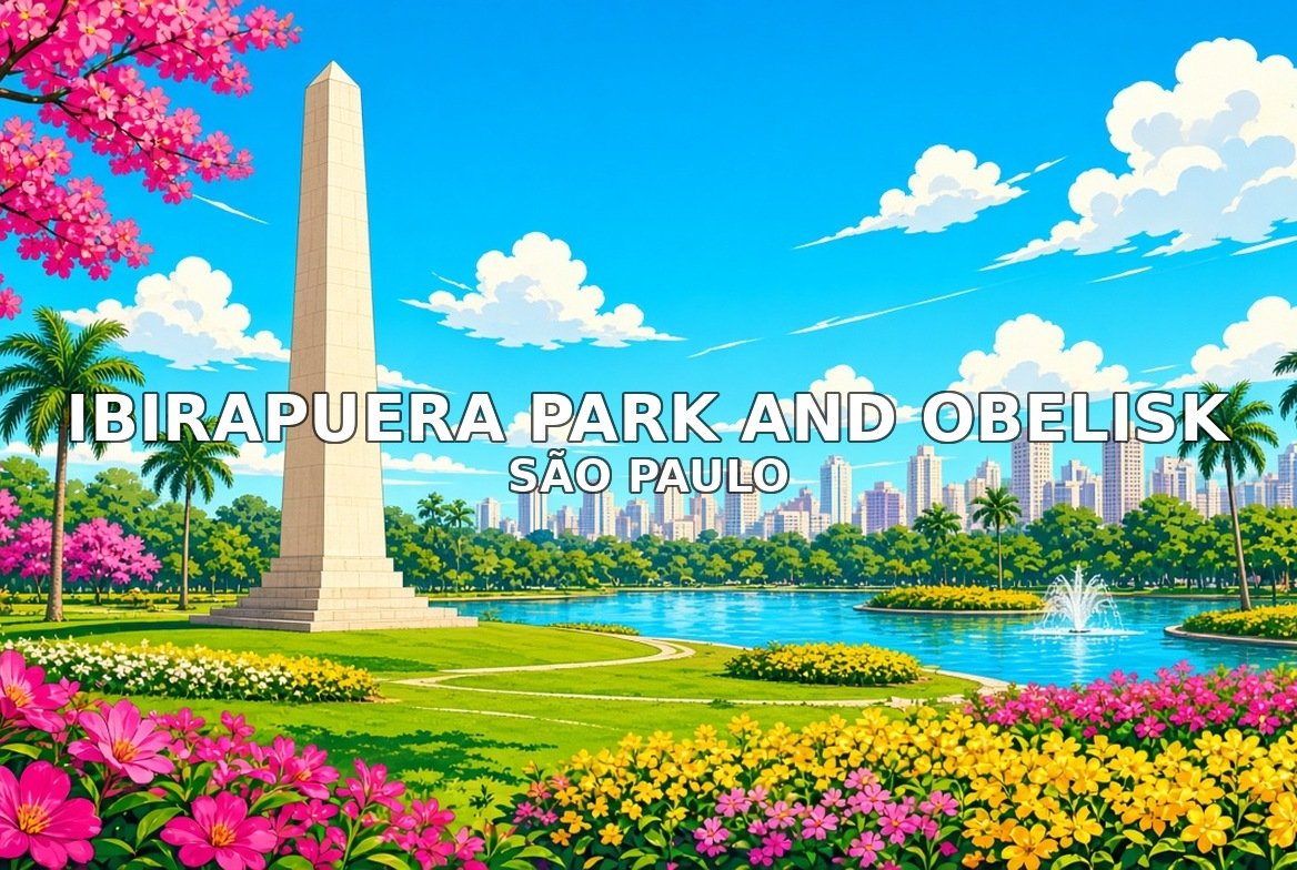 Ibirapuera Park and Obelisk SÃ£o Paulo