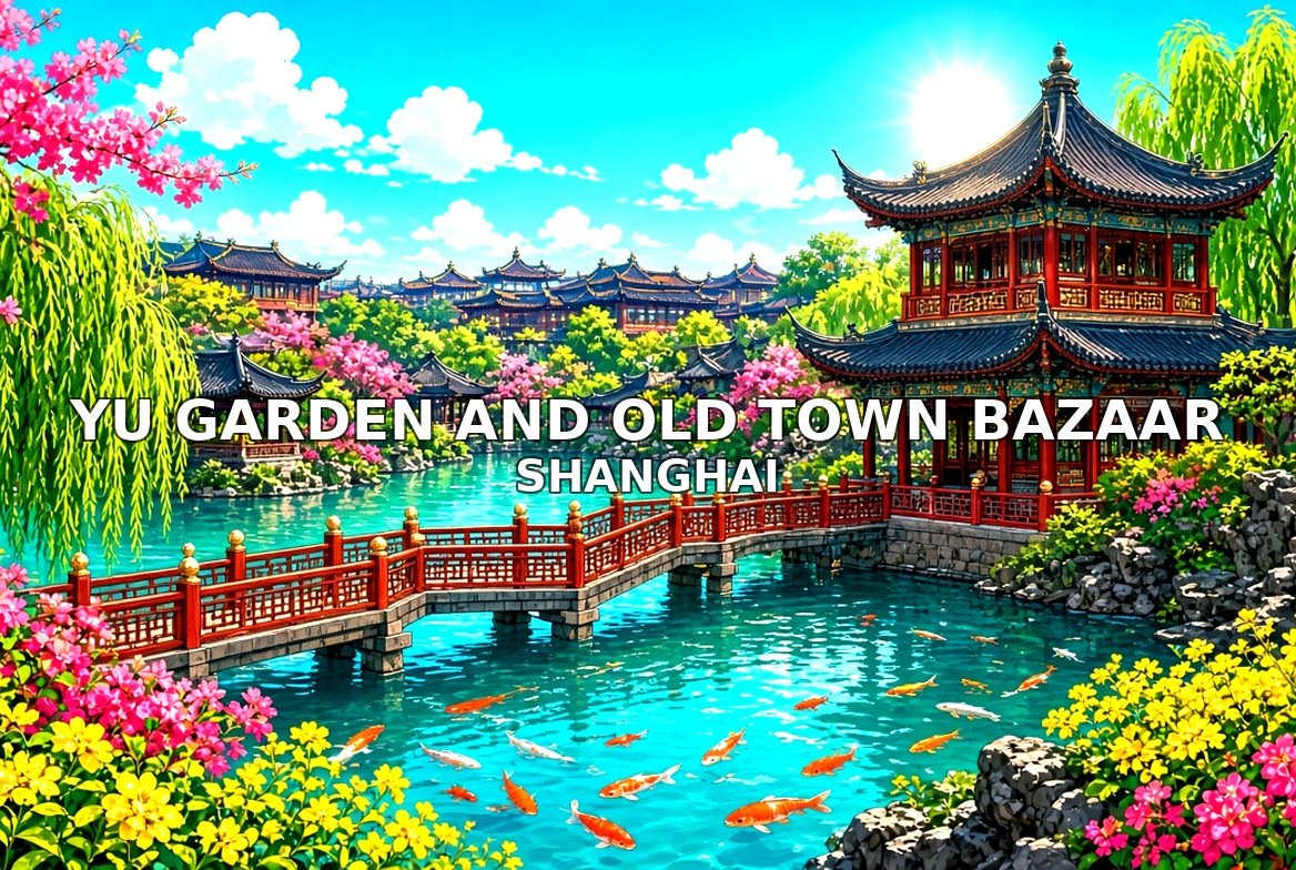 Yu Garden and Old Town Bazaar Shanghai