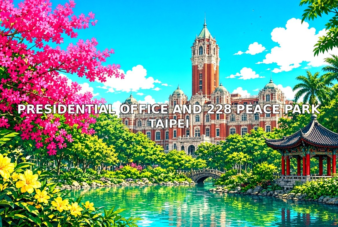 Presidential Office and 228 Peace Park Taipei