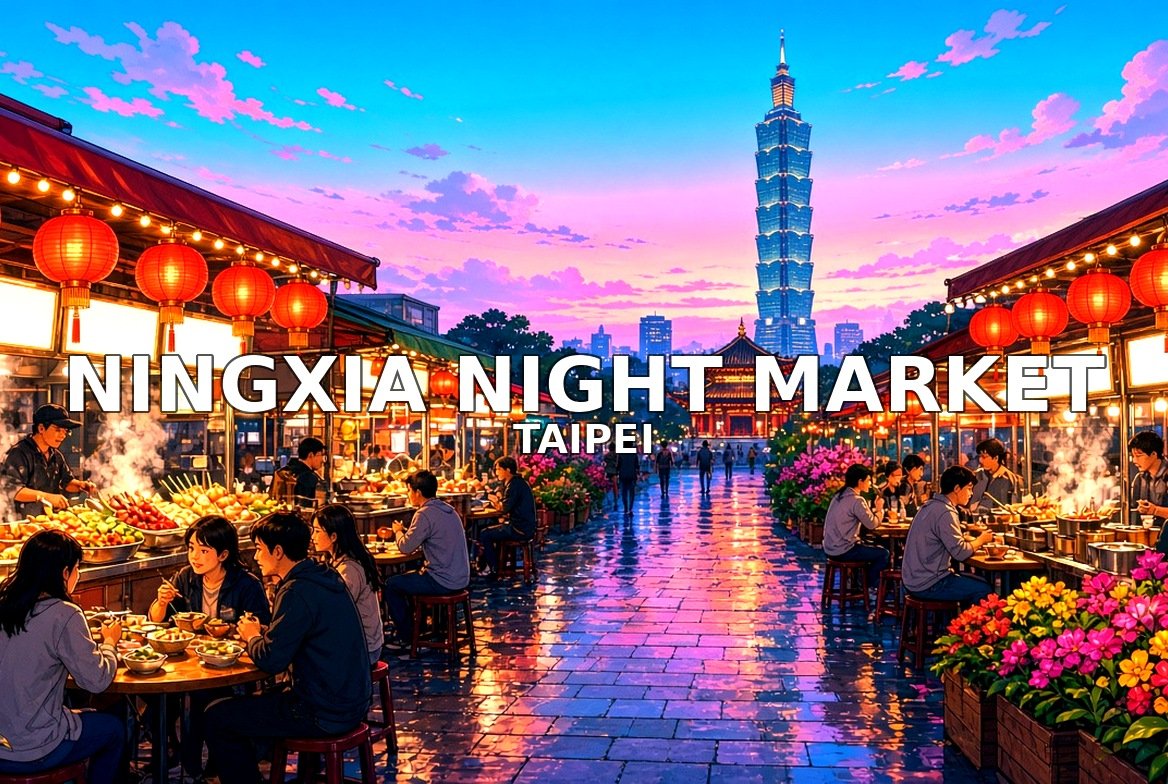 Ningxia Night Market Taipei