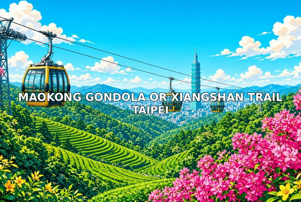 Maokong Gondola or Xiangshan Trail Taipei