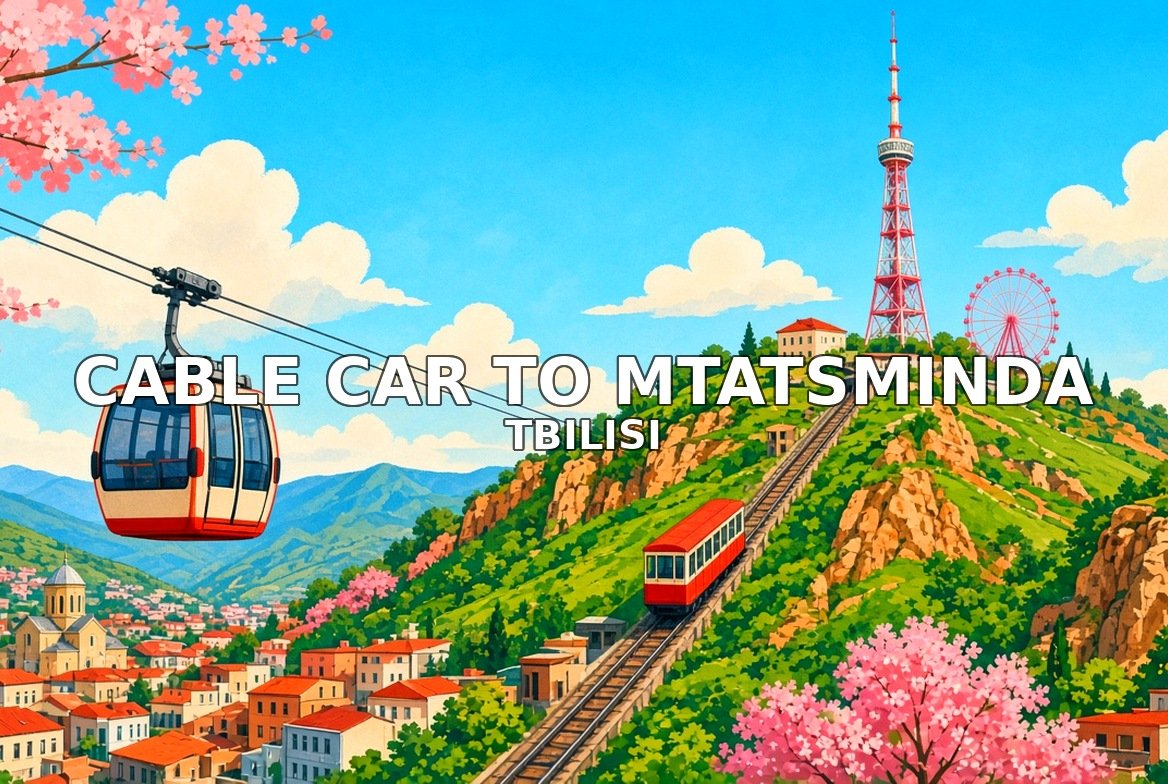 Cable Car to Mtatsminda Tbilisi