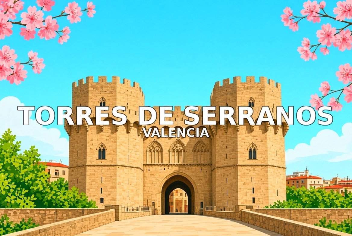Valencia walking tour: Torres de Serranos