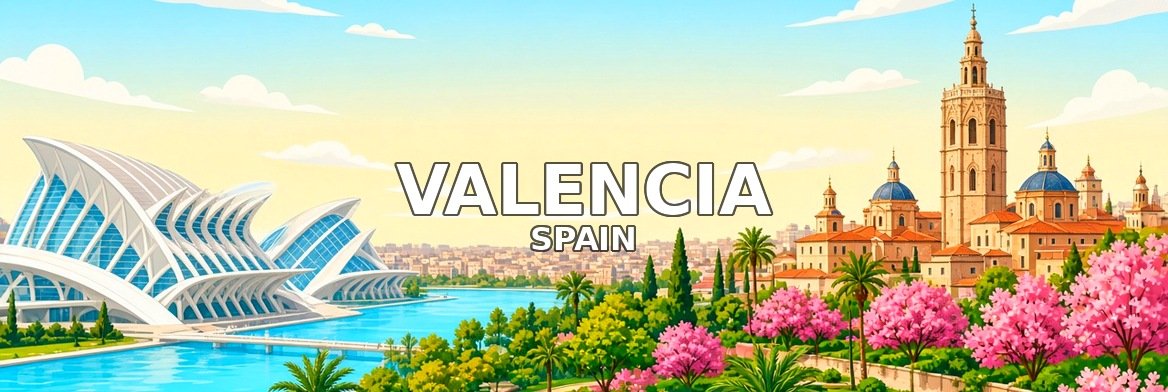 Valencia walking tour banner: Valencia, Spain