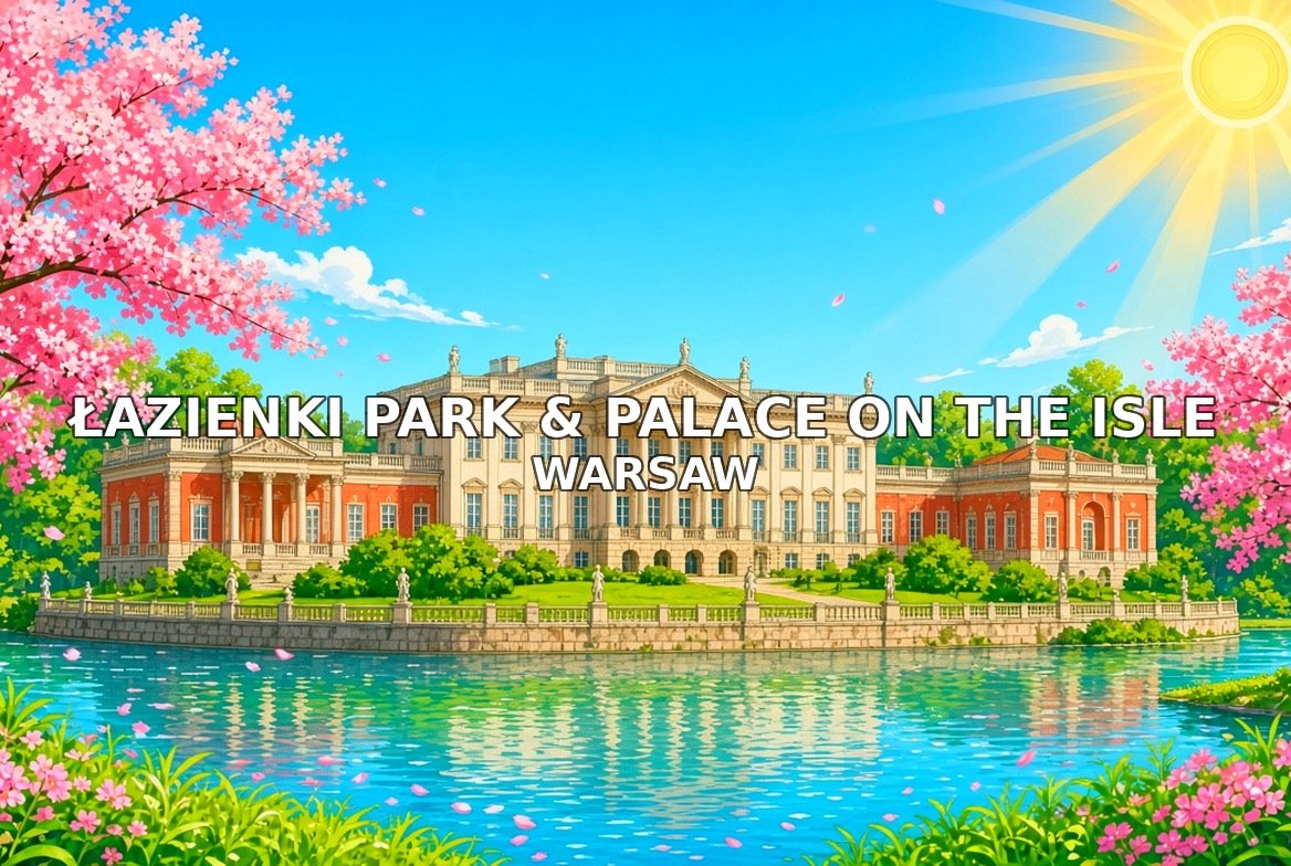Łazienki Park and Palace on the Isle Warsaw