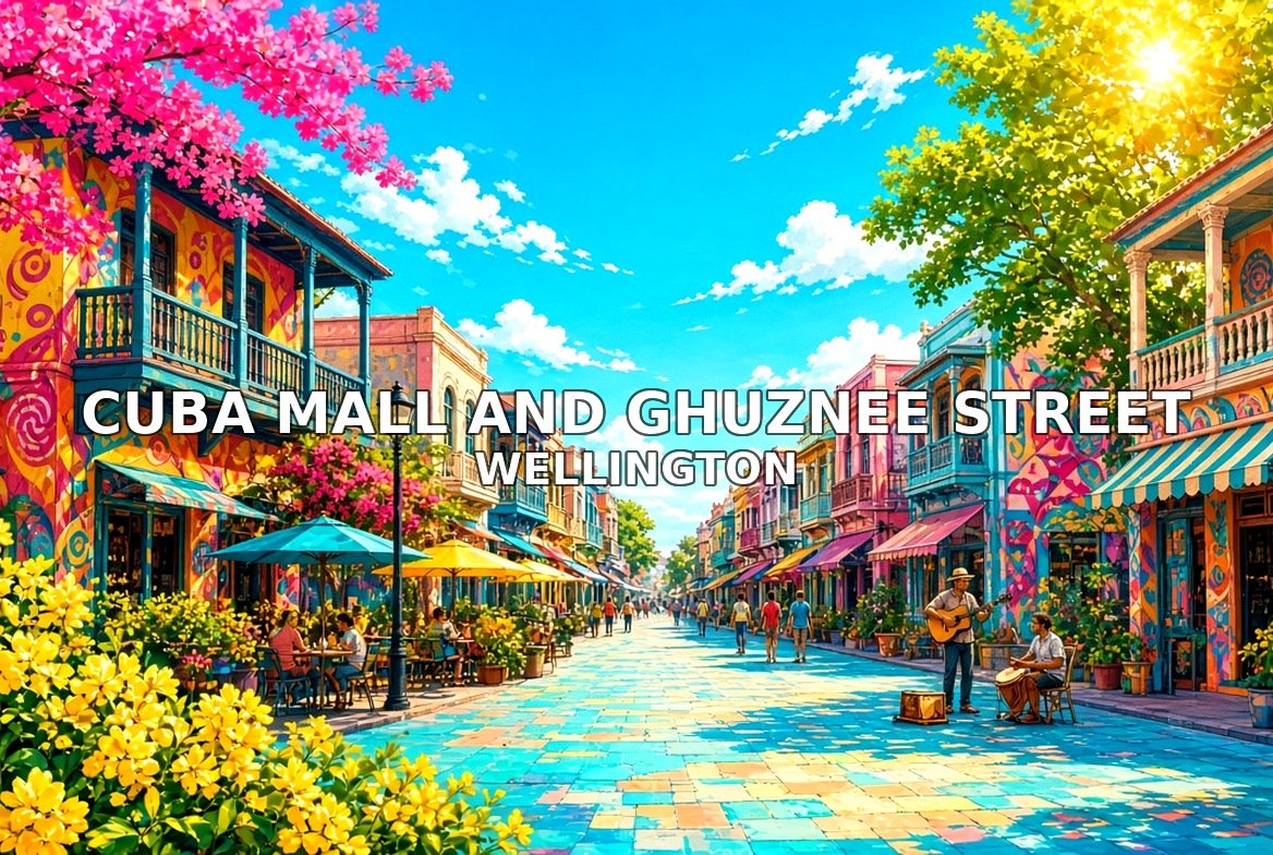 Cuba Mall and Ghuznee Street Wellington
